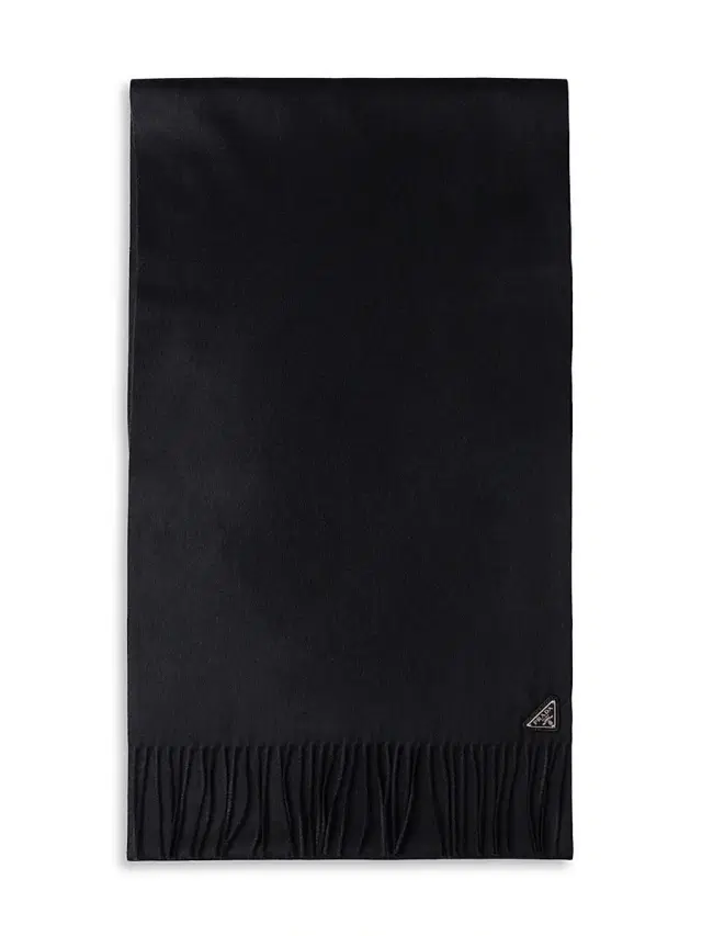 Prada Men's Silk and Cashmere Scarf - Black