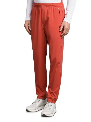 Stefano Ricci Men's Athletic Running Trousers - Orange | Thumbnail 2 Stefano Ricci Men's Athletic Running Trousers - Orange | Thumbnail 2