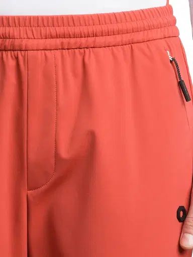 Stefano Ricci Men's Athletic Running Trousers - Orange | Thumbnail 4 Stefano Ricci Men's Athletic Running Trousers - Orange | Thumbnail 4