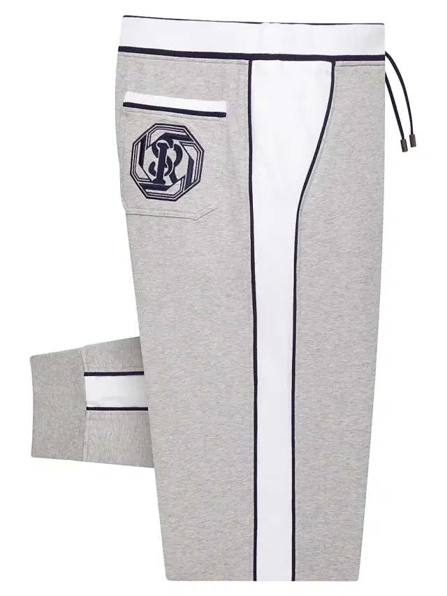 Stefano Ricci Men's Cotton Jogging Trousers - Grey
