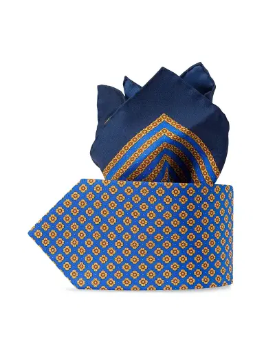 Stefano Ricci Men's Luxury Printed Silk Tie Set | Thumbnail 1 Stefano Ricci Men's Luxury Printed Silk Tie Set | Thumbnail 1