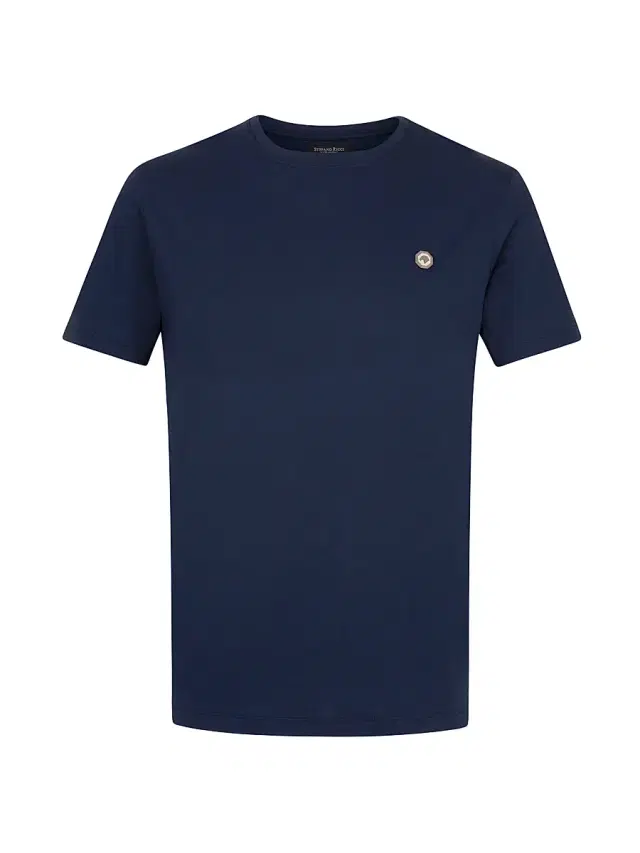 Men's Crewneck T-Shirt - Navy Blue