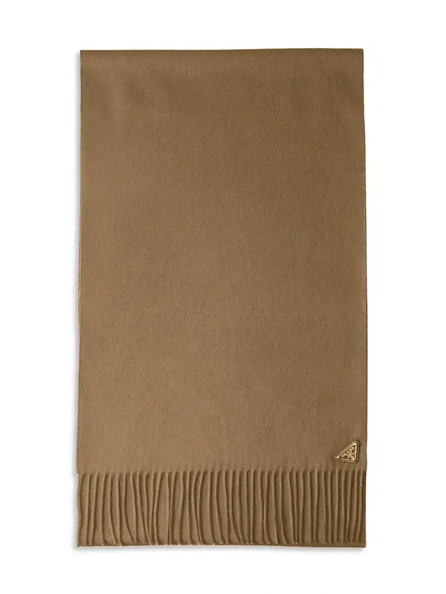 Prada Women's Silk and Cashmere Scarf - Brown