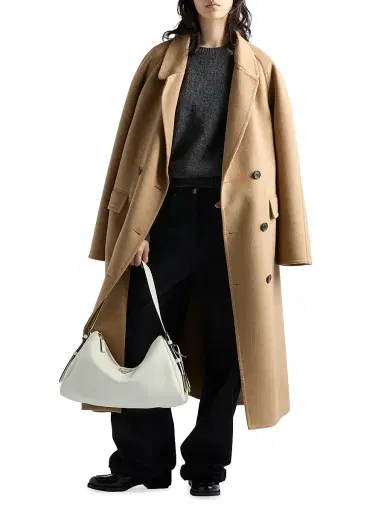 Prada Women's Aimée Large Leather Shoulder Bag | Thumbnail 7 Prada Women's Aimée Large Leather Shoulder Bag | Thumbnail 7