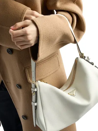 Prada Women's Aimée Large Leather Shoulder Bag | Thumbnail 8 Prada Women's Aimée Large Leather Shoulder Bag | Thumbnail 8