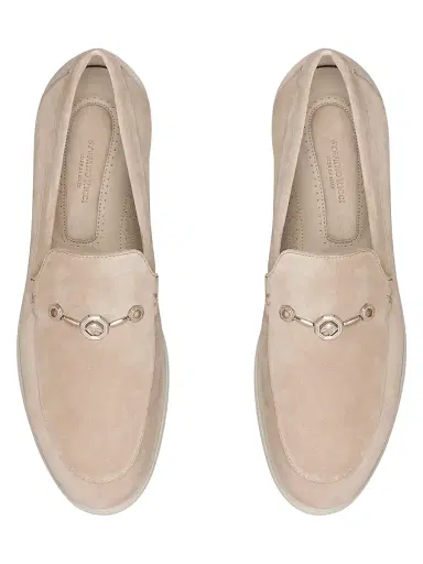 Stefano Ricci Men's Suede Loafers - Oxford Beige | Thumbnail 4 Stefano Ricci Men's Suede Loafers - Oxford Beige | Thumbnail 4