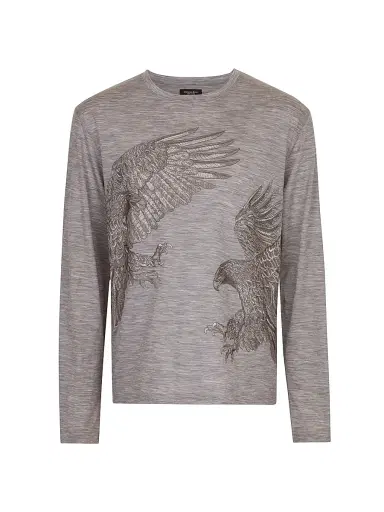 Stefano Ricci Men's T-Shirt - Grey - Size XXL | Thumbnail 1