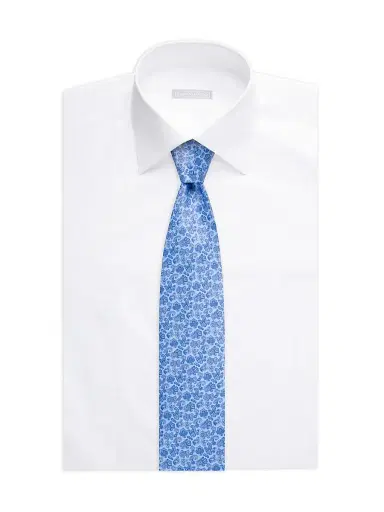 Stefano Ricci Men's Luxury Silk Tie Blue | Thumbnail 2