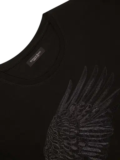 Stefano Ricci Men's T-Shirt - Black - Size XXL | Thumbnail 4 Stefano Ricci Men's T-Shirt - Black - Size XXL | Thumbnail 4