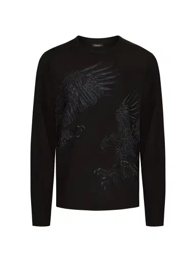 Stefano Ricci Men's T-Shirt - Black - Size XXL | Thumbnail 1 Stefano Ricci Men's T-Shirt - Black - Size XXL | Thumbnail 1