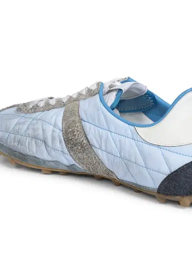 Maison Margiela Men's Sprinters Low Top Sneakers - Blue Shades White Grey | Thumbnail 6 Maison Margiela Men's Sprinters Low Top Sneakers - Blue Shades White Grey | Thumbnail 6