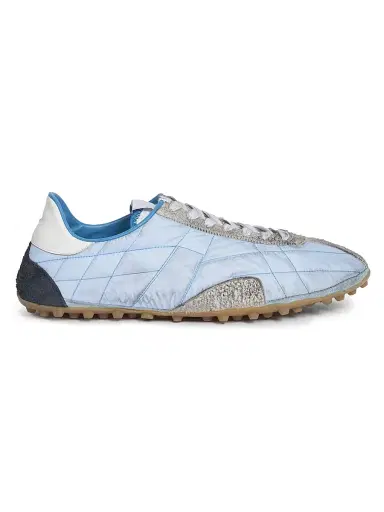 Maison Margiela Men's Sprinters Low Top Sneakers - Blue Shades White Grey | Thumbnail 1 Maison Margiela Men's Sprinters Low Top Sneakers - Blue Shades White Grey | Thumbnail 1