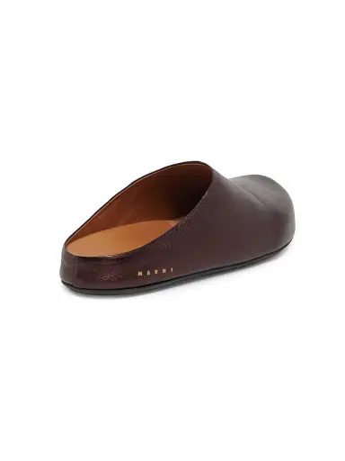 Marni Men's Fussbett Sabot Clogs - Maroon - Size 13 | Thumbnail 4 Marni Men's Fussbett Sabot Clogs - Maroon - Size 13 | Thumbnail 4