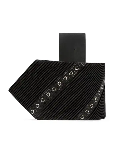 Stefano Ricci Men's Pleated Tie | Thumbnail 1 Stefano Ricci Men's Pleated Tie | Thumbnail 1
