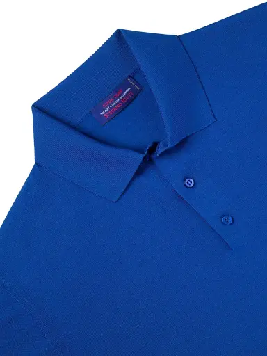 Stefano Ricci Men's Cashmere-Wool Polo Shirt - Blue | Thumbnail 6