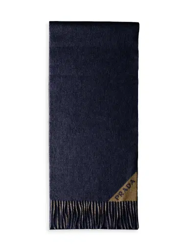 Prada Men's Double Cashmere Scarf | Thumbnail 1