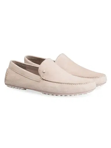 Stefano Ricci Men's Suede Driving Shoes - Sand - Size 12 | Thumbnail 2 Stefano Ricci Men's Suede Driving Shoes - Sand - Size 12 | Thumbnail 2