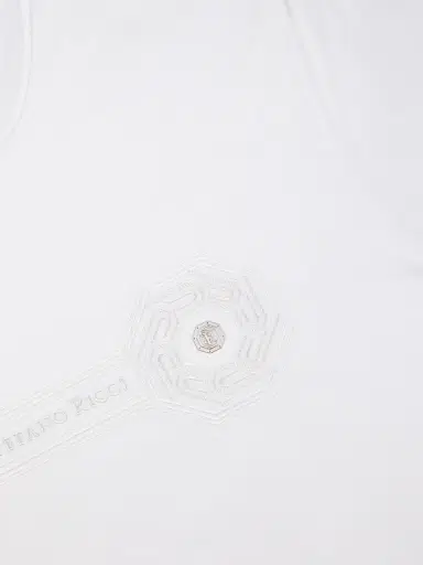 Stefano Ricci Men's T-Shirt - White - Size XXL | Thumbnail 3
