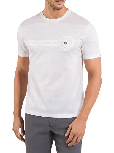Stefano Ricci Men's T-Shirt - White - Size XXL | Thumbnail 4