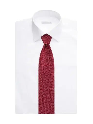 Stefano Ricci Men's Luxury Silk Tie - Red | Thumbnail 2