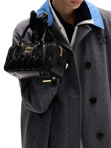 Miu Miu Women's Arcadie Matelassé Nappa Leather Top Handle Bag | Thumbnail 4 Miu Miu Women's Arcadie Matelassé Nappa Leather Top Handle Bag | Thumbnail 4