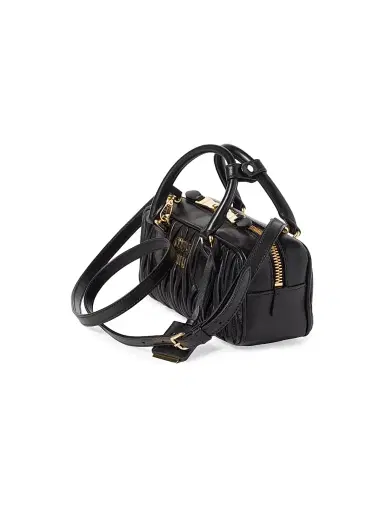 Miu Miu Women's Arcadie Matelassé Nappa Leather Top Handle Bag | Thumbnail 5 Miu Miu Women's Arcadie Matelassé Nappa Leather Top Handle Bag | Thumbnail 5