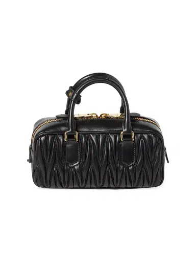 Miu Miu Women's Arcadie Matelassé Nappa Leather Top Handle Bag | Thumbnail 6 Miu Miu Women's Arcadie Matelassé Nappa Leather Top Handle Bag | Thumbnail 6