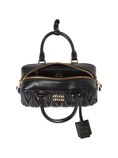Miu Miu Women's Arcadie Matelassé Nappa Leather Top Handle Bag | Thumbnail 8 Miu Miu Women's Arcadie Matelassé Nappa Leather Top Handle Bag | Thumbnail 8