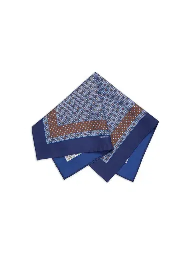 Stefano Ricci Men's Luxury Silk Tie Set - Blue Brown | Thumbnail 3 Stefano Ricci Men's Luxury Silk Tie Set - Blue Brown | Thumbnail 3