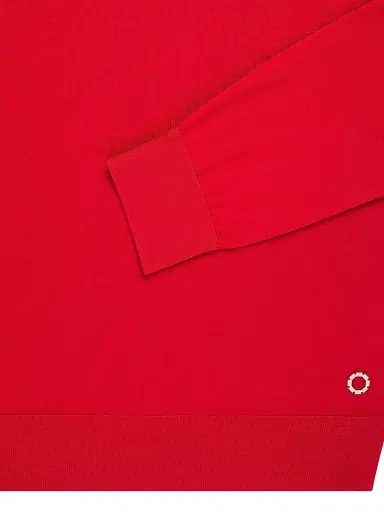 Stefano Ricci Men's Cashmere-Wool Polo Shirt - Red | Thumbnail 7 Stefano Ricci Men's Cashmere-Wool Polo Shirt - Red | Thumbnail 7