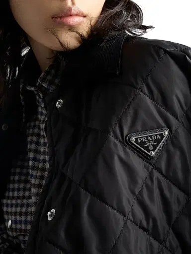 Prada Women's Light Re-Nylon Jacket - Black - Size 6 | Thumbnail 6 Prada Women's Light Re-Nylon Jacket - Black - Size 6 | Thumbnail 6