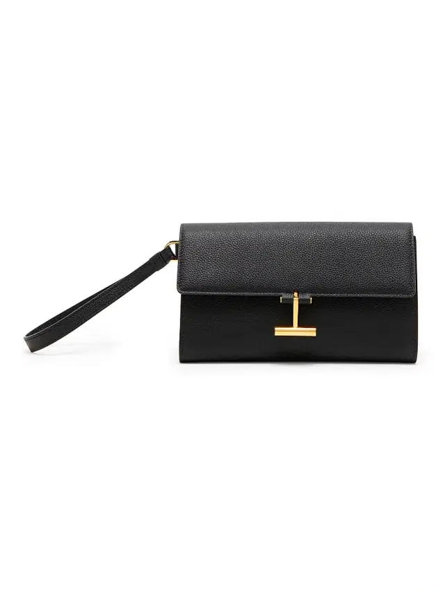 TOM FORD Women's Tara Leather Wristlet - Black