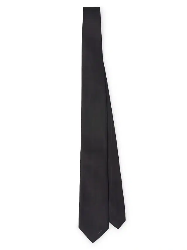 Prada Men's Satin Tie - Black