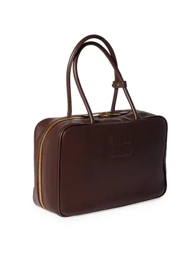 Miu Miu Women's Leather Beau Shoulder Bag | Thumbnail 3 Miu Miu Women's Leather Beau Shoulder Bag | Thumbnail 3