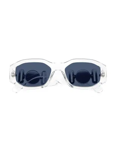 Versace Men's 53MM Medusa Detail Oval Sunglasses | Thumbnail 5 Versace Men's 53MM Medusa Detail Oval Sunglasses | Thumbnail 5