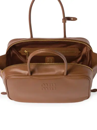 Miu Miu Women's Leather Beau Shoulder Bag | Thumbnail 5 Miu Miu Women's Leather Beau Shoulder Bag | Thumbnail 5