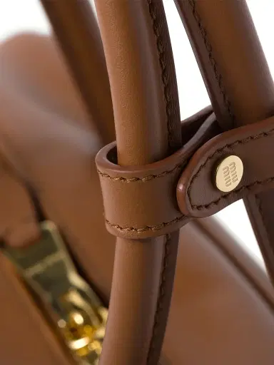 Miu Miu Women's Leather Beau Shoulder Bag | Thumbnail 6 Miu Miu Women's Leather Beau Shoulder Bag | Thumbnail 6
