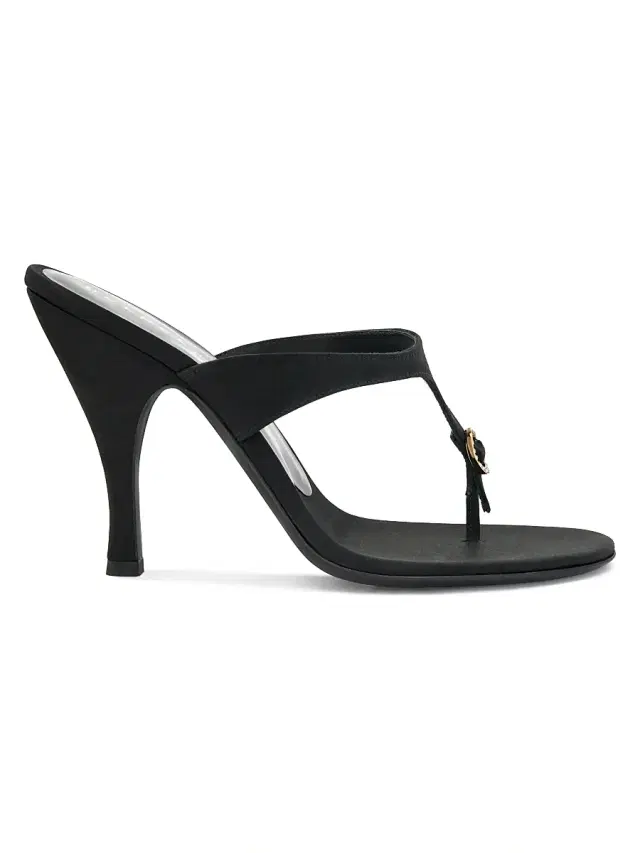 Herbert Levine Women's Kiss and Tell 100MM Satin Sandals - Black
