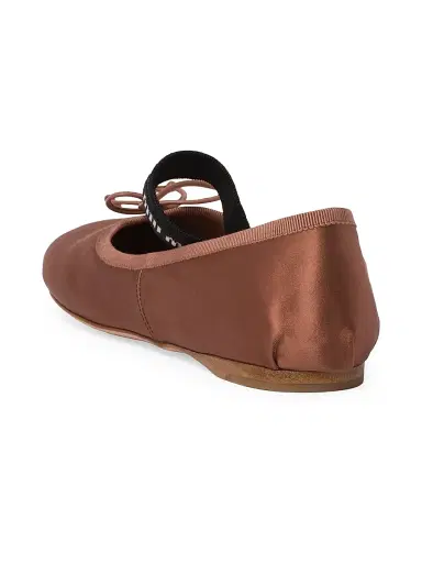 Miu Miu Women's Satin Ballerinas | Thumbnail 2