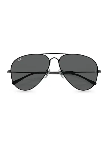 Ray-Ban Women's RB3825 62MM Old Aviator Sunglasses - Black Dark Grey | Thumbnail 5 Ray-Ban Women's RB3825 62MM Old Aviator Sunglasses - Black Dark Grey | Thumbnail 5