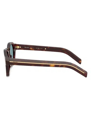 Prada Men's 52MM Round Sunglasses | Thumbnail 3 Prada Men's 52MM Round Sunglasses | Thumbnail 3