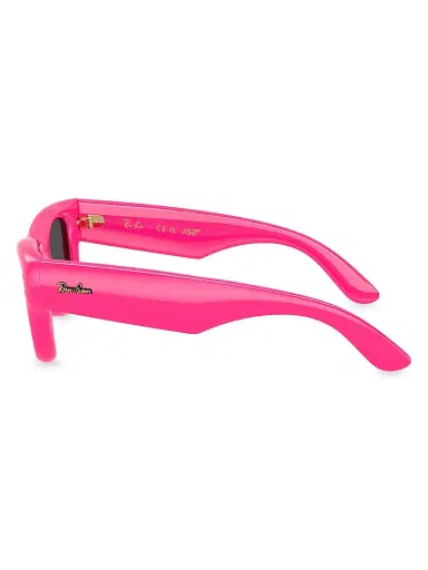 Ray-Ban Men's A$AP Rocky 0Rb4940 47MM Wayfarer Puffer Square Sunglasses - Pink Black | Thumbnail 3