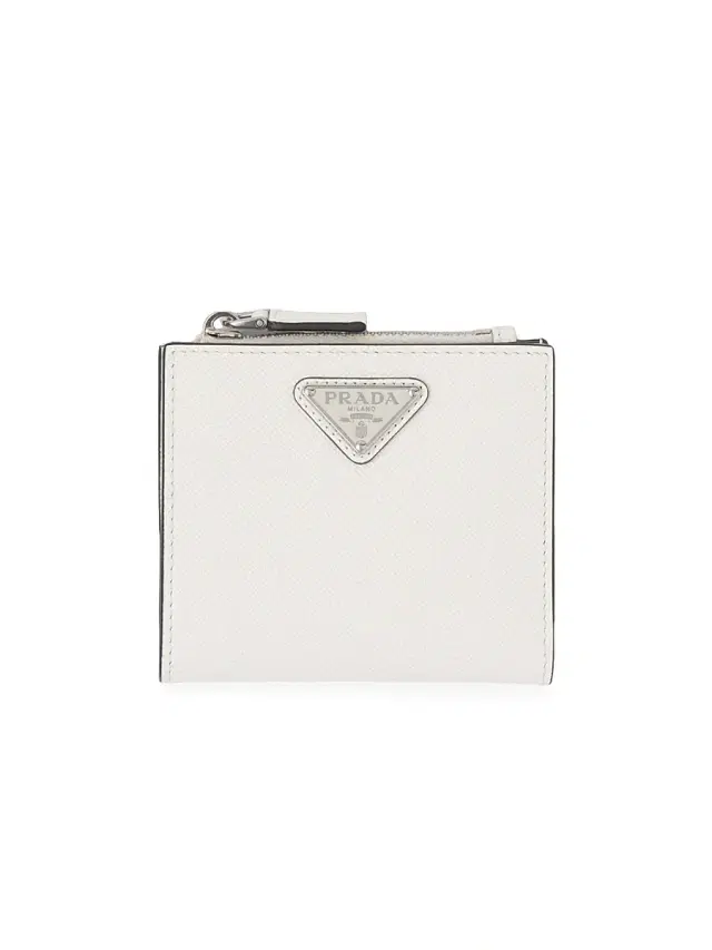 Men's  Saffiano Leather Wallet - White