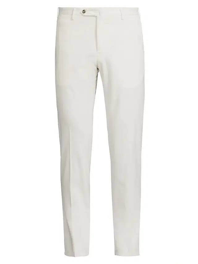 PT Torino Men's Soft Stretch Button-Tab Slim Pants