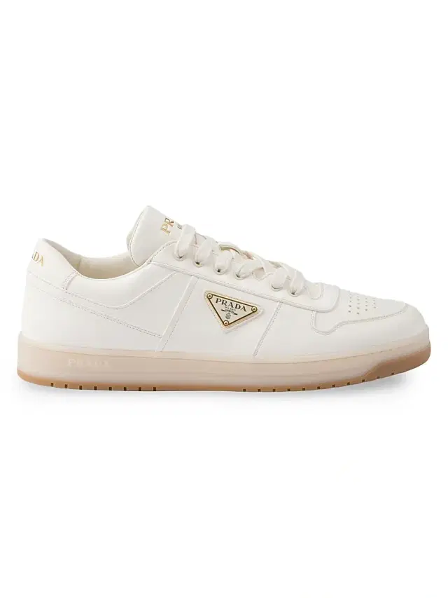 Men's Downtown Nappa Leather Sneakers - Beige Khaki
