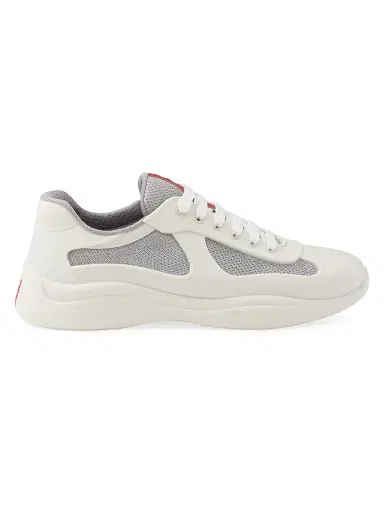 Prada Men's America's Cup Soft Rubber and Bike Fabric Sneakers | Thumbnail 1