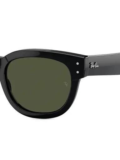 Ray-Ban Men's RB0298s 53MM Mega Hawkeye Square Sunglasses - Black Dark Green | Thumbnail 3