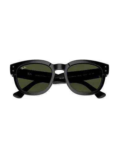 Ray-Ban Men's RB0298s 53MM Mega Hawkeye Square Sunglasses - Black Dark Green | Thumbnail 6