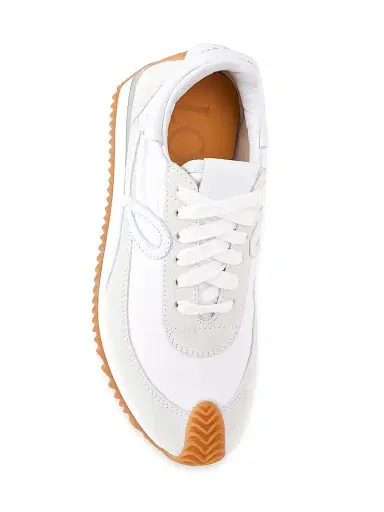 Loewe Men's Flow Runner Monogram Logo Sneakers - White - Size 11 | Thumbnail 4