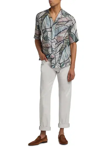 Giorgio Armani Men's 5-Pocket Straight Jeans | Thumbnail 2 Giorgio Armani Men's 5-Pocket Straight Jeans | Thumbnail 2
